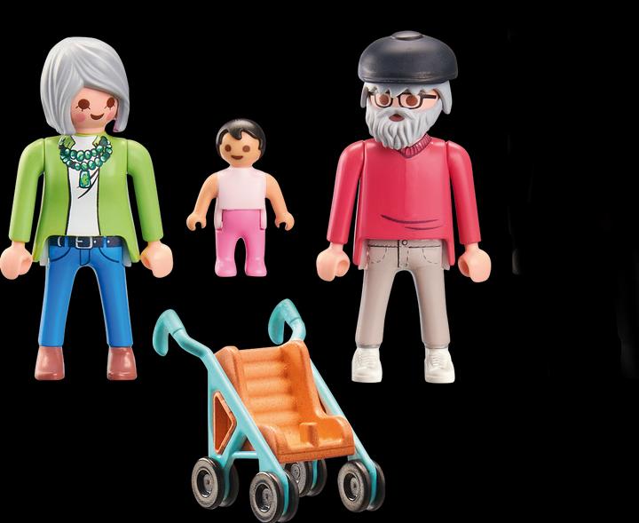 Produktbild Playmobil Grosseltern mit Baby (71613, Playmobil My Life)