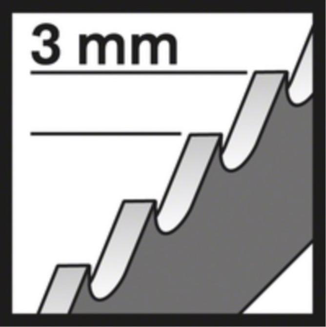 Actual product image Bosch Professional Zubehör PRO Alu T127D jigsaw blade, 100 mm, 100 pcs.