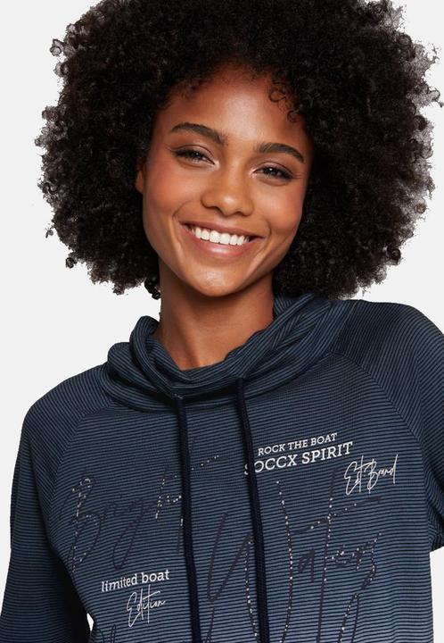 Actual product image Soccx Longsleeve ROCK THE BOAT Langarmshirt mit Kapuze (XS)