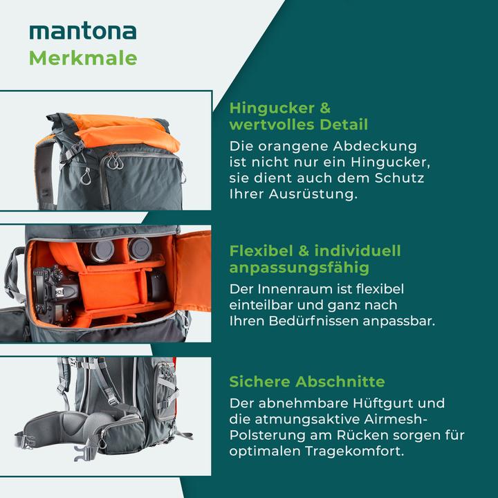 Image du produit mantona Éléments PRO 50 (Sac à dos photo, 53 l)