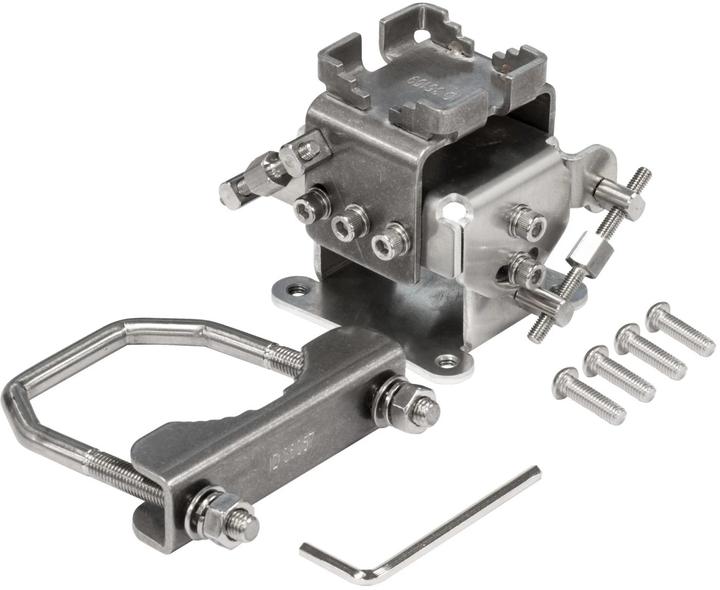 Actual product image MikroTik SOLIDMOUNT - Precision alignment metallic mount for LHG series products (Wall mount)