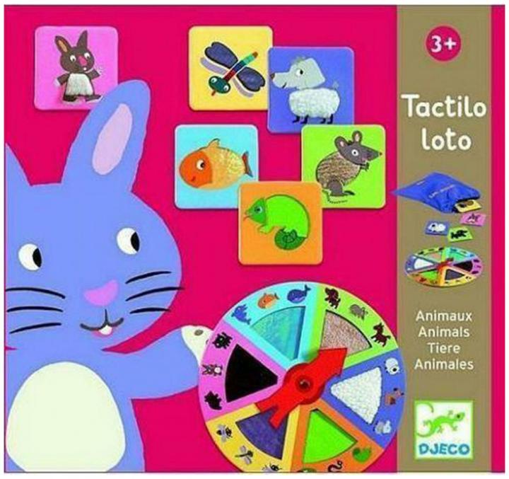 Produktbild Djeco Lernspiel Tactilo loto (Deutsch, Französisch, Italienisch, Englisch)