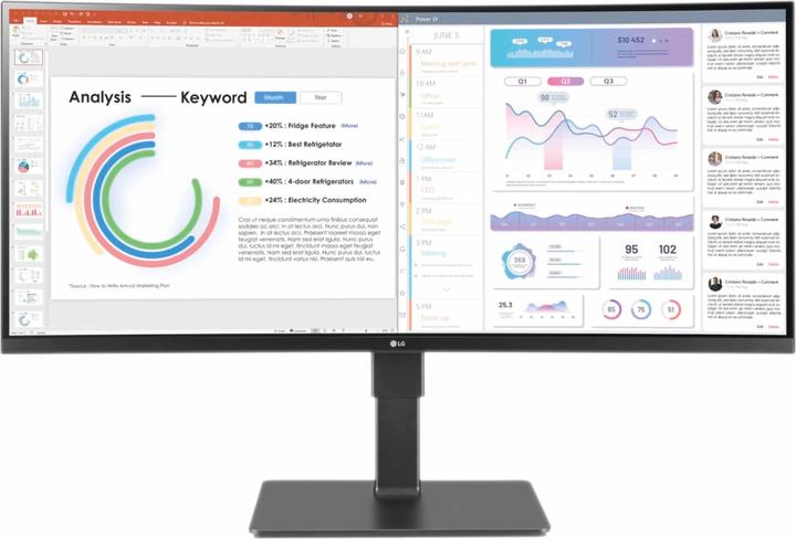 LG 34BQ77QB-B (3440 x 1440 Pixel, 34")