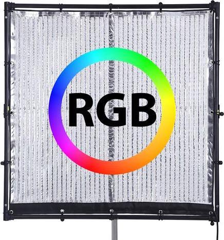 Actual product image Falcon Eyes flexible LED Panel RGB RX-7120 121X121cm