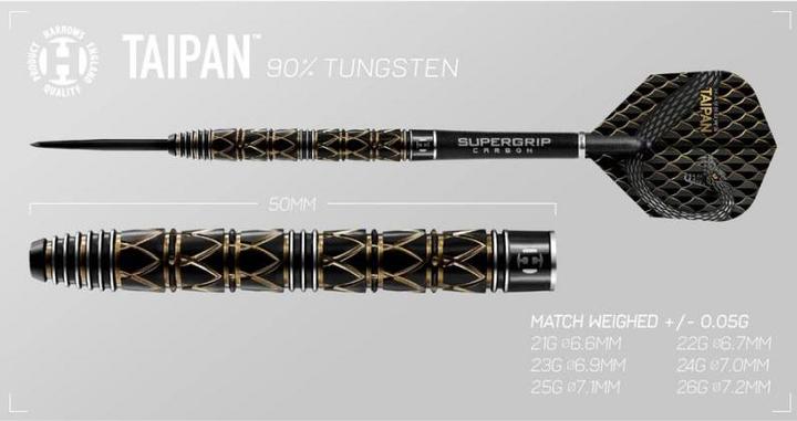 Image du produit Harrows Fléchettes Taipan 90% Steeltip 26g 3pcs (26 g)