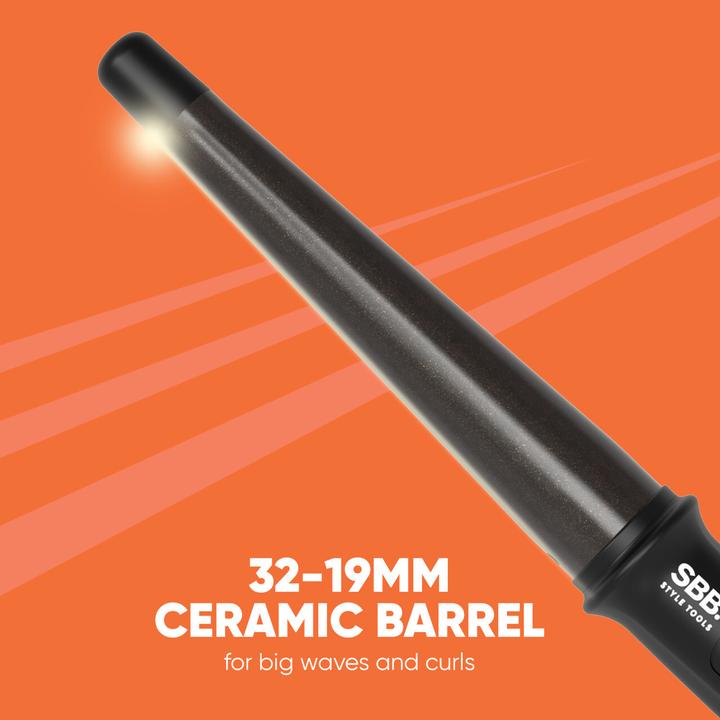 Actual product image SBB SBWD-1000-EU Twirl & Curl Conical Wand (32 mm)