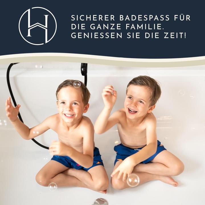 Produktbild Homerella Kinder Badewannenmatte 100x40 cm - Antirutschmatte Badewanne BPA frei (100 x 40 cm)