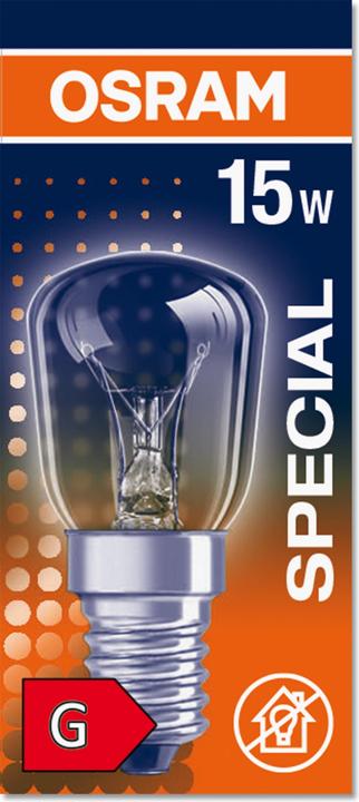 Image du produit Osram Lampe de poêle Special (E14, 15 W, 85 lm, 1 x, G)