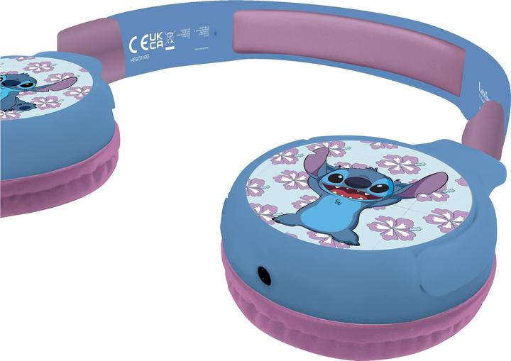 Produktbild Lexibook 2-in-1-Bluetooth/Kabel-Kopfhörer Stitch Blau