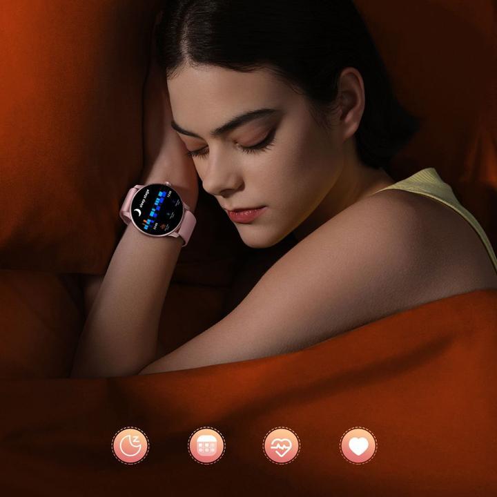 Actual product image Joyroom Classis Series JR-FC1 Smartwatch with Call Answering Function / IP68 Protection - Pink