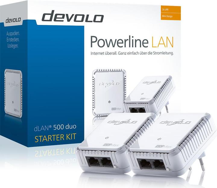 Produktbild Devolo dLAN 500 duo Starter Kit (500 Mbit/s)