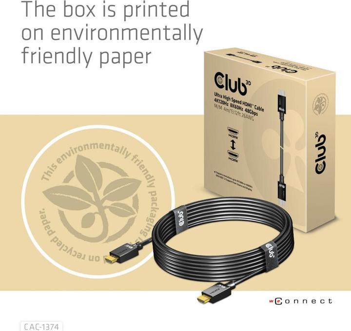 Produktbild Club 3D HDMI (Typ A) — HDMI (Typ A) (4 m, Andere)