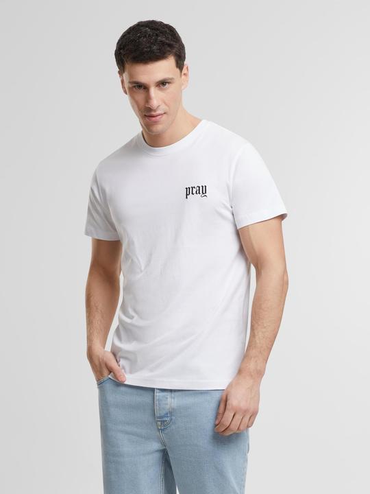 Image du produit Miss Tee Pray Old English Wording EMB Tee - 191349 (XXL)