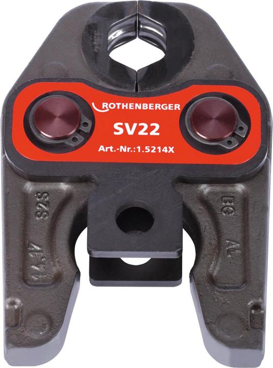 Produktbild Rothenberger Pressbacke Presszange Standard SV22 ( 015214X ) für ROMAX 4000 / Akku Press ACC etc (197 mm)