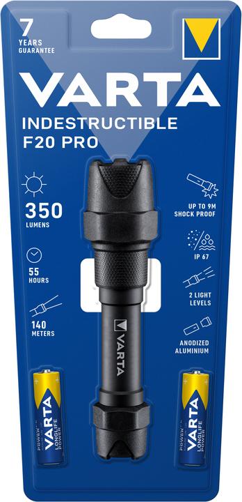 Varta Indestructible F20 Pro (16.70 cm, 350 lm)