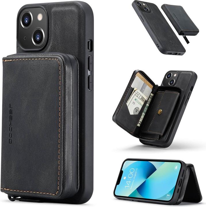Produktbild Cover-Discount iPhone 14 - Hülle mit Kreditkarten Etui schwarz (Apple iPhone 14)