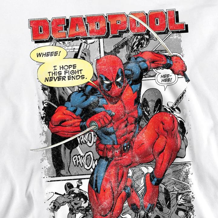 Immagine prodotto Deadpool Felpa Striscia a Fumetti Adulto Unisex (L)