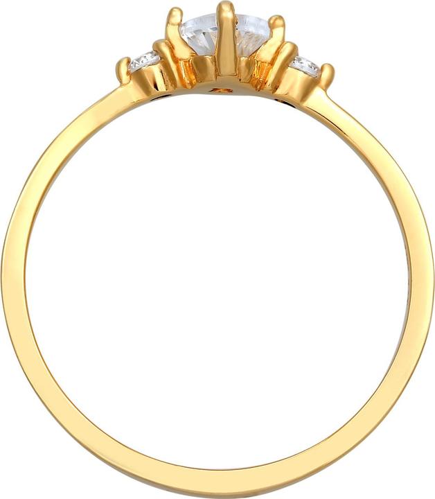 Immagine prodotto Elli Anello Zirconia Ovale di Fidanzamento Argento 925 (58, 925 Argento)