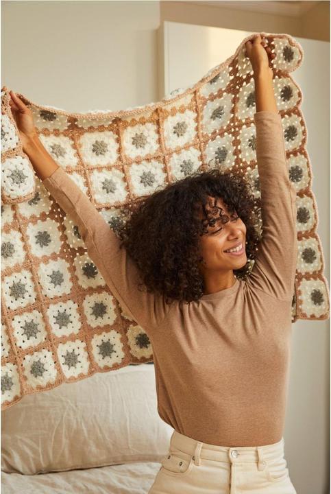Actual product image DMC Gift of Stitch Crochet Set Blanket