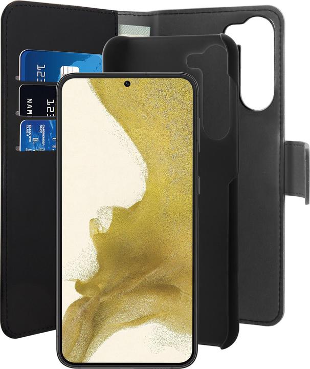 Produktbild Puro Wallet Detachable - Etui 2w1 Samsung Galaxy S23+ (czarny) (Samsung Galaxy S23+)