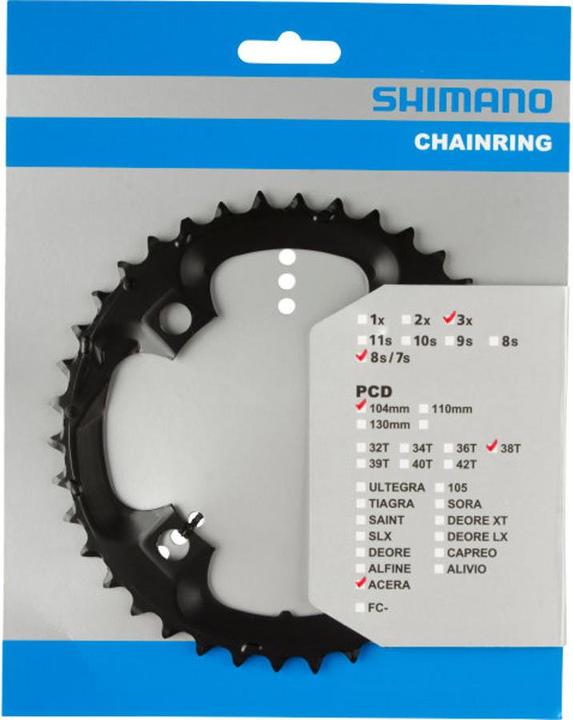 Image du produit Shimano Plateaux Acera FC-M361 (42)