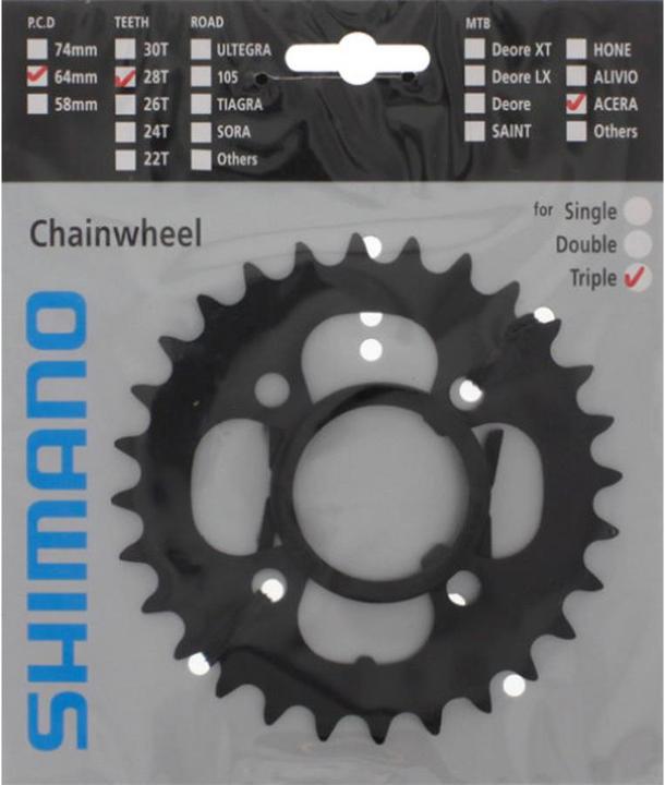 Image du produit Shimano Plateaux Acera FC-M361 (42)