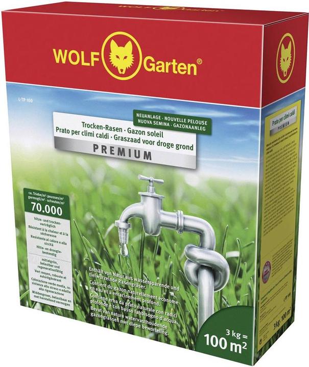 Actual product image Wolf-Garten L-TP 100 D/A DRY TURF PREMIUM (Lawn reseed)