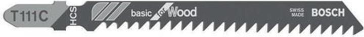 Image du produit Bosch Professional Zubehör Lame de scie sauteuse T 111 C Basic for Wood, pack de 5