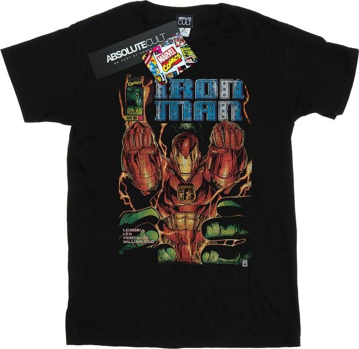 Iron Man Comic Book Cover TShirt (S)