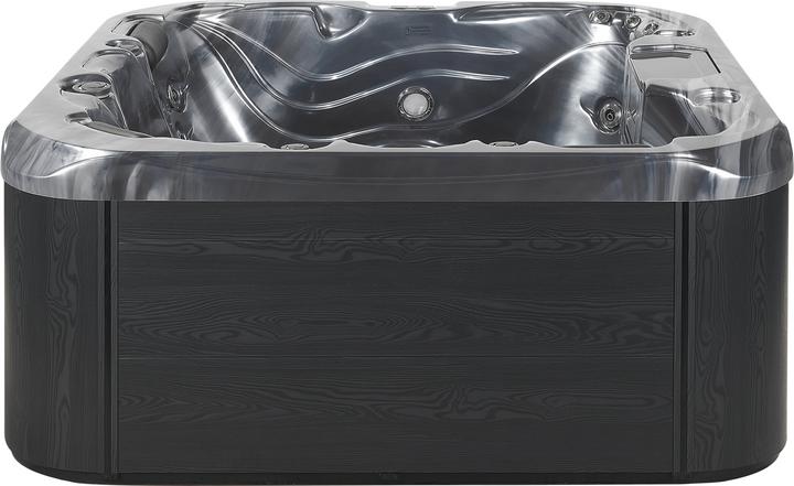 Produktbild Beliani Whirlpool Outdoor grau mit LED quadratisch 200 x 200 cm LASTARRIA (5 Pers.)