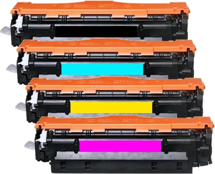 Actual product image Hermex Compatible Canon I-Sensys LBP-7200cn Toner Cartridges (M, Y, C, FC)