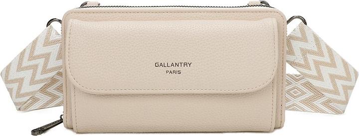 Gallantry Niedliche Geldbeutel-Schultertasche aus Leder
