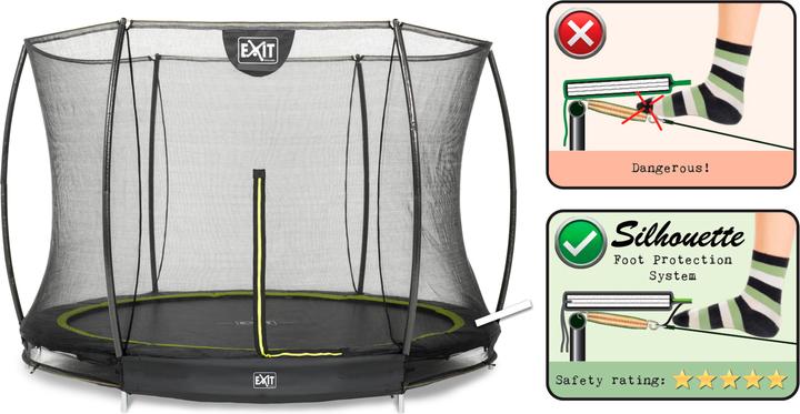 Produktbild Exit Silhouette Ground mit Sicherheitsnetz (244 cm)
