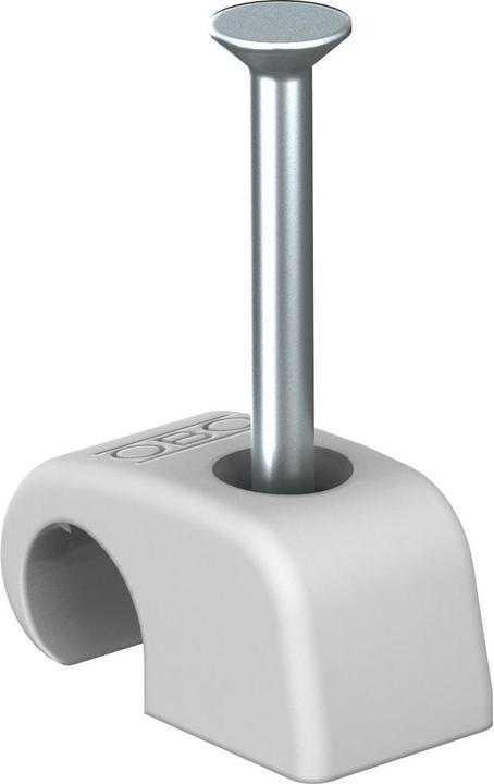 OBO Bettermann Adhesive clip 2025 4-7mm L18 light grey