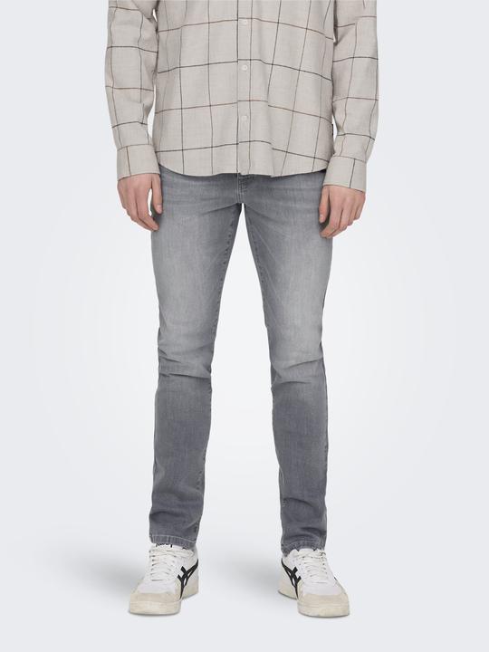 Actual product image Only & Sons Slim Fit Niedrige Taille Jeans Slim Fit Jeans (W36/L34)