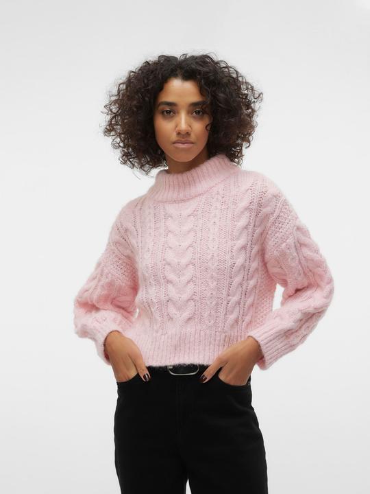 Image du produit Vero Moda VMDREAM LS HIGHNCK CROP PULLOVER GA EXC Pull en maille (M)
