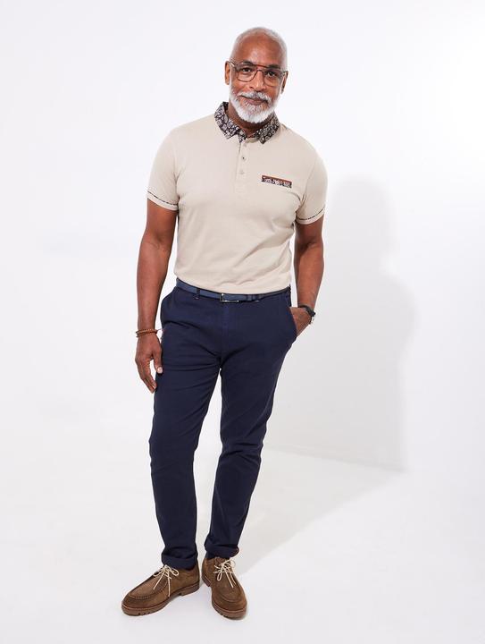 Actual product image Joe Browns Floral Collared Polo Shirt (XL)