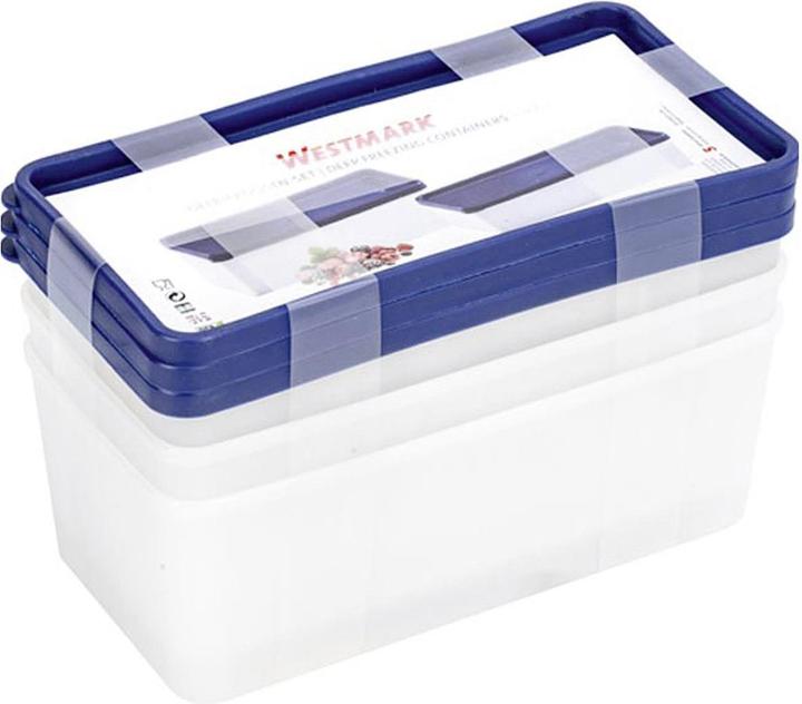 Actual product image Westmark Trio' freezer tins, pack of 3 (1.50 l)