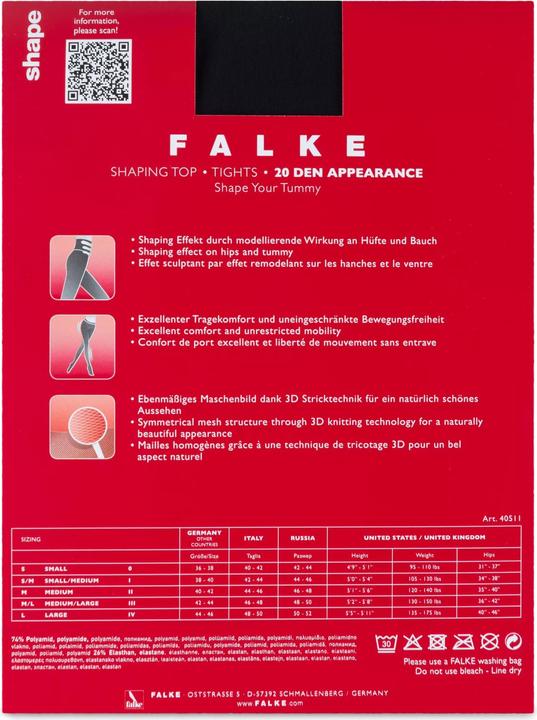 Immagine prodotto Falke Shaping Top 20 TI (20 DEN, 42 - 44)