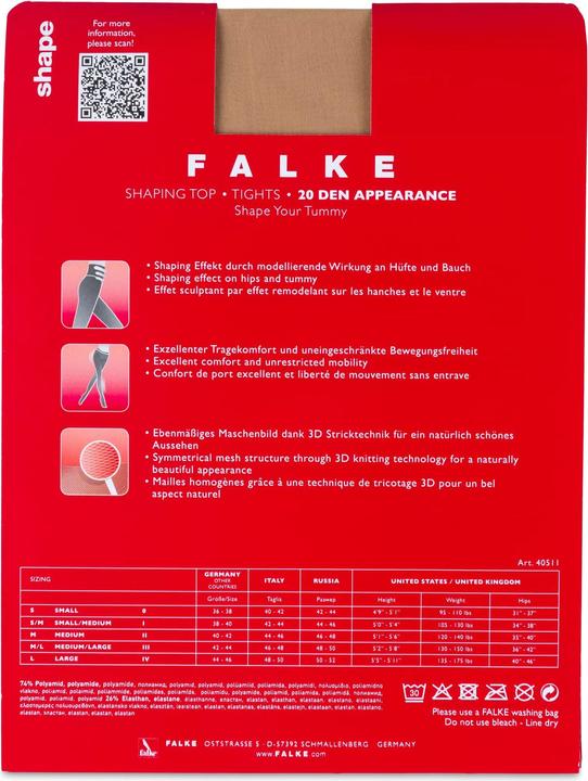 Produktbild Falke Shaping Top 20 TI (20 DEN, 40 - 42)