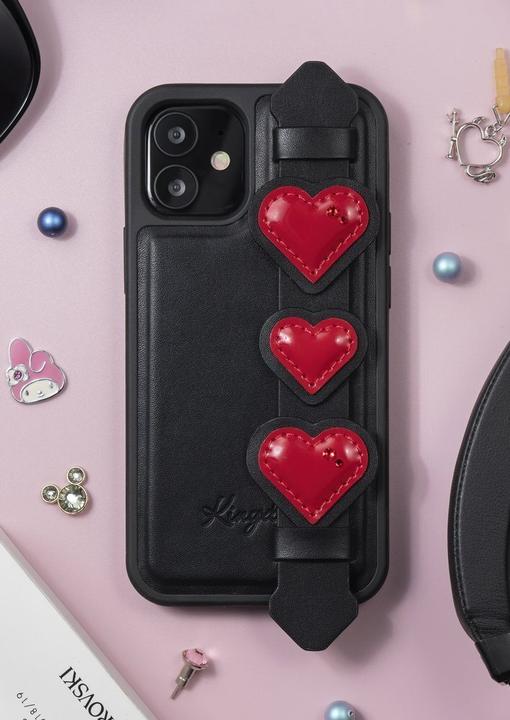 Produktbild Kingxbar The Sweet Series case is decorated with original Swarovski crystals for the iPhone 12 mini black (Apple iPhone 12 mini)