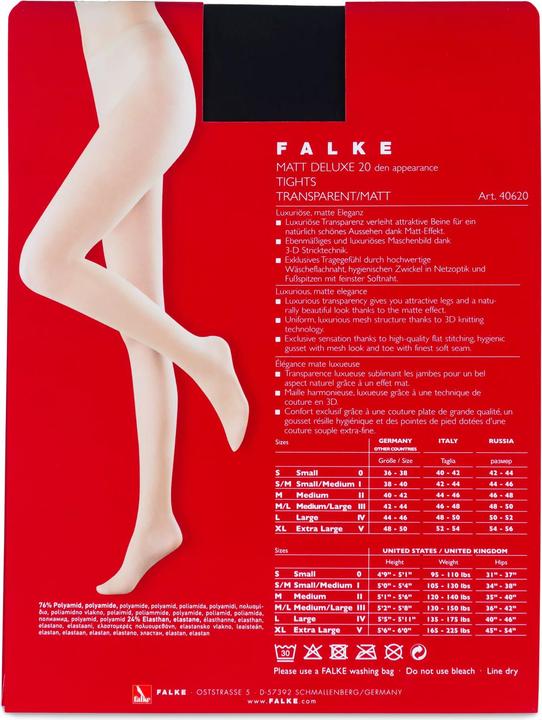 Immagine prodotto Falke Matt Deluxe 20 TI (20 DEN, 38 - 40)