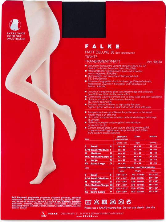 Produktbild Falke Matt Deluxe 30 TI (30 DEN, 38 - 40)