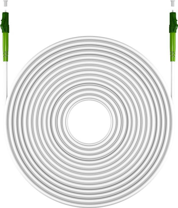 Image du produit Goobay Câble à fibre optique FTTH, monomode OS2 White, blanc simplex, 2 m (CAT7, 2 m)