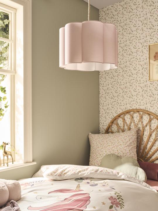 Actual product image Vertbaudet Zweifarbiger Kinderzimmer Lampenschirm in Blumenform
