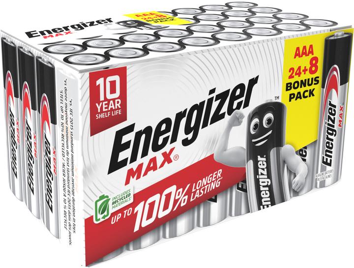Immagine prodotto Energizer Max (32 pz., AAA, 1300 mAh)
