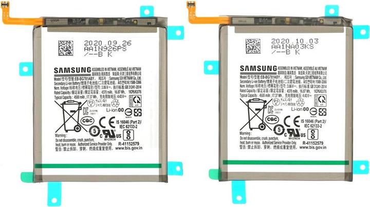 Immagine prodotto Samsung Batteria G780/G781/A525/A526/A528 Galaxy S20 FE/A52/A52s EB-BG781ABY