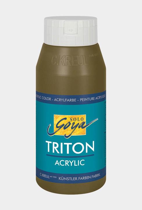 Actual product image Solo Goya Triton Acrylic (umber greenish, 750 ml)