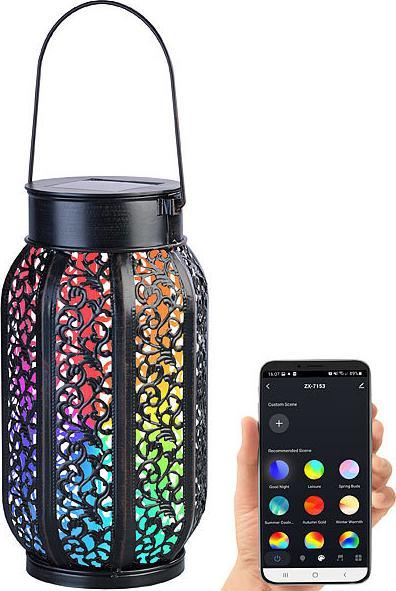 Produktbild Lunartec 4er-Set Smarte Solar-Laterne (4 x)
