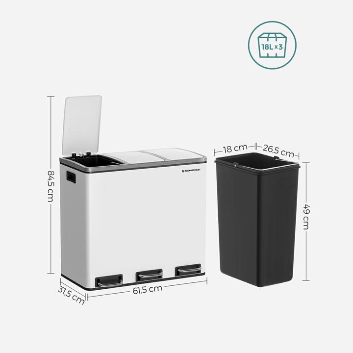 Image du produit Songmics Rubbi (54 l)